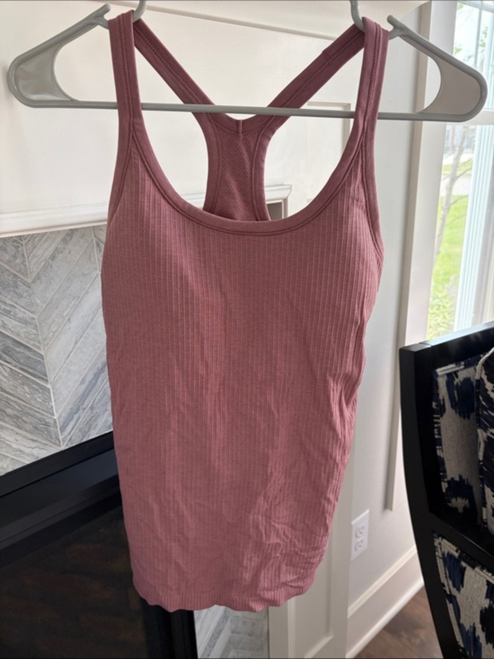 Lululemon • Ebb to Street Tank Mauve Pink Size 6
